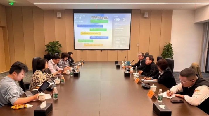 石培文董事長一行赴快手總部考察座談