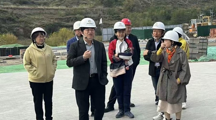 石培文董事長帶隊調研蘭州石佛溝生態旅游示范區項目建設工作